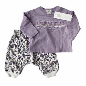 NWT Peek Loved Two Piece Outfit 3-6m